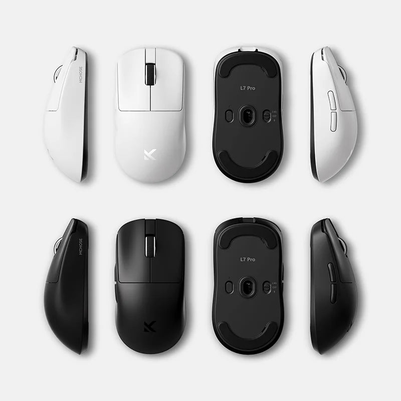 Official MCHOSE L7 Ultra Wireless Gaming Mouse PAW3950 E-Sport Sensor Realtek Flagship Master TOPSPEED 8K Polling Rate 39g Mice