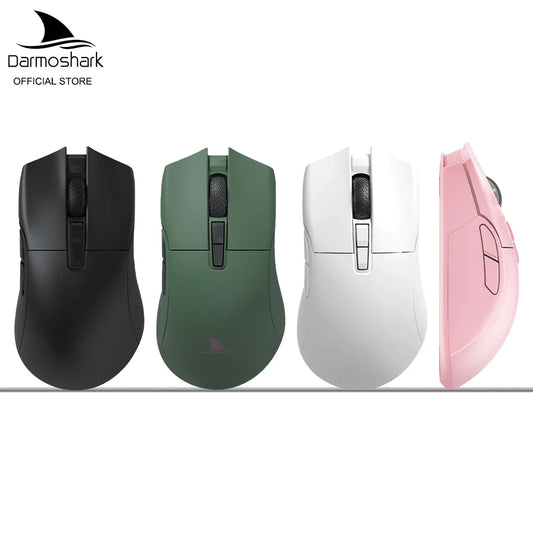 Darmoshark N3 Gaming Mouse Wireless Bluetooth Tir -Mode Telink 8273 PAW3395 Sensor 26000DPI Macro Game Mouse TTC For PC Laptop