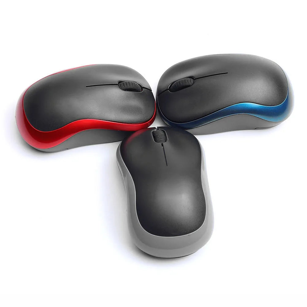1PCS M185 2.4G USB Wireless Mouse 1000 DPI Optical Computer PC Gaming Mice