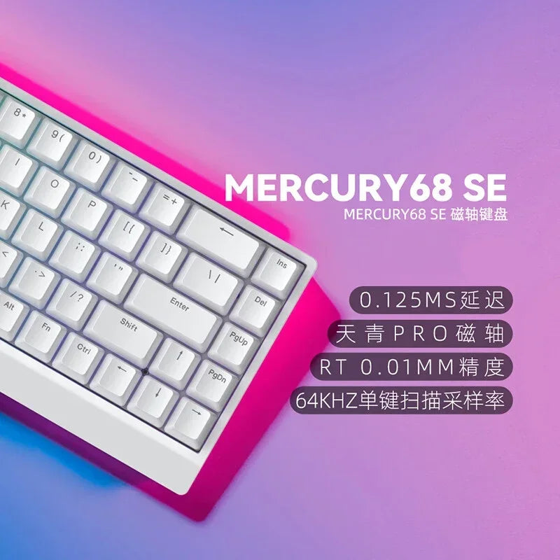 IROK Carotmas Mercury68 Magnetic Switch Gaming Keyboards RT0.004mm 68keys 8K Low Delay Custom Wired Mechanical Keyboard PC Gifts