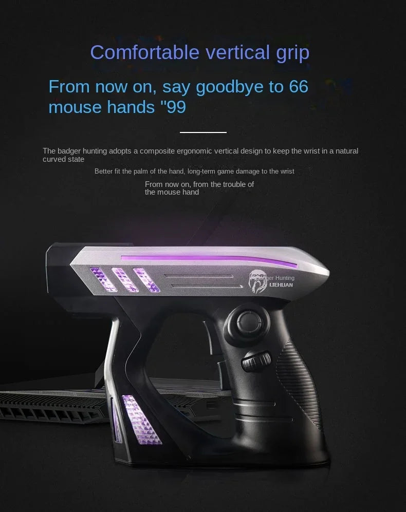 Vertical Mouse Game Ergonomic E-sports Gaming Shooting Mouse Personalized Mouse 3d Competitive Three-dimensional Special-shaped