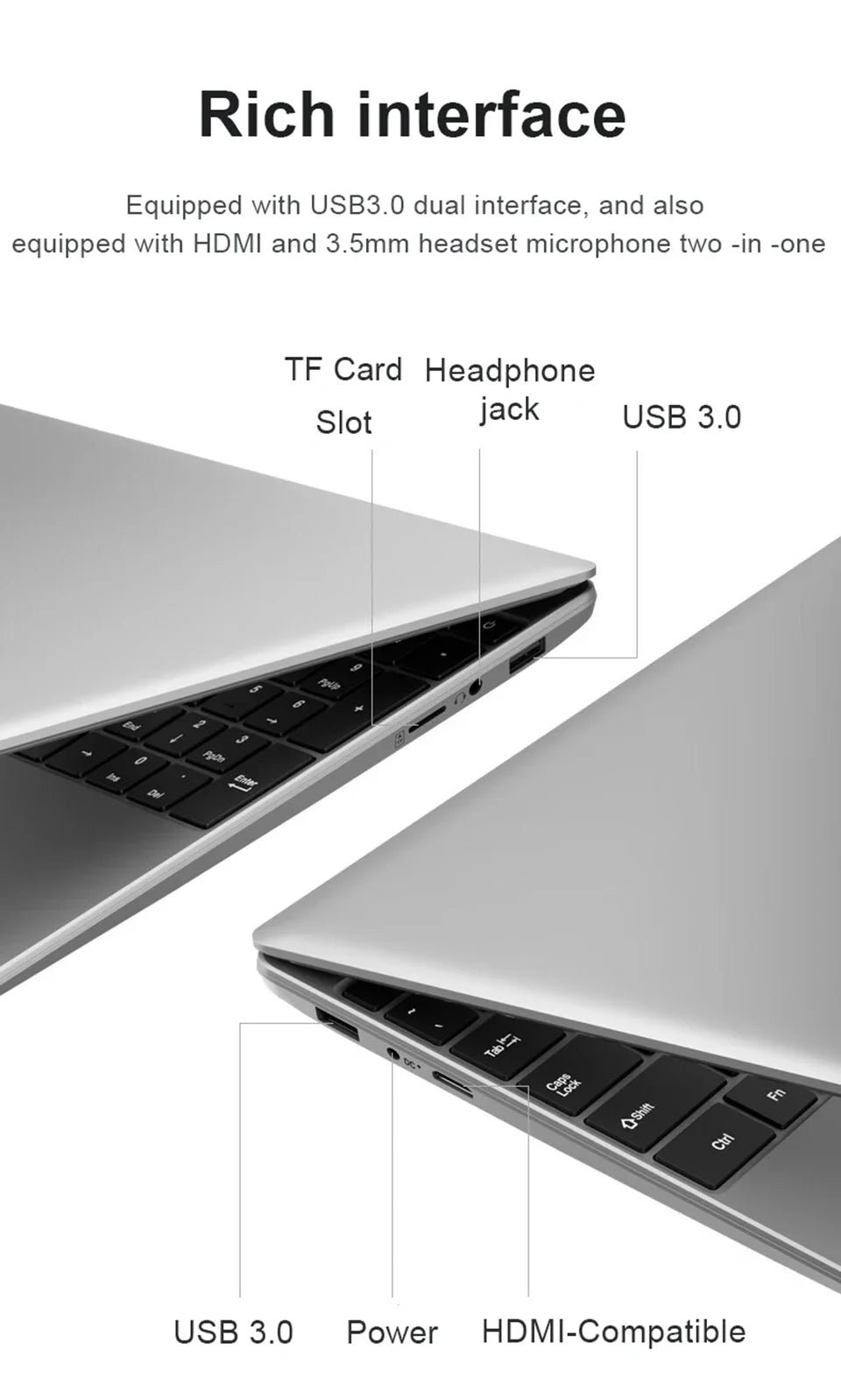 14.1'' Laptop Computer Windows 11 Intel Core i9 8950HK 16GB DDR4 1TB 2TB SSD Laptops Office Study Gaming Notebook PC Computer