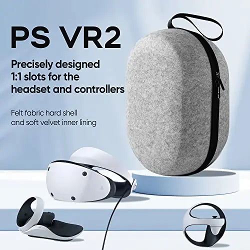 Carrying Case Compatible with Playstation VR2 Gaming Headset and Touch Controllers Accessories Suitable for Travel and Storage
