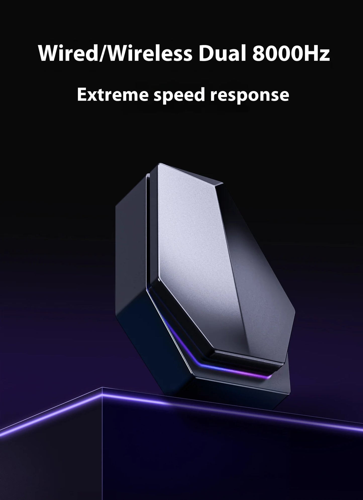 ATK U2 Mouse Tri Mode Wireless Mouse Paw3950 8000Hz Low Delay Lightweight Paw3395 Gaming Mice PC Accessories For FPS Gamer