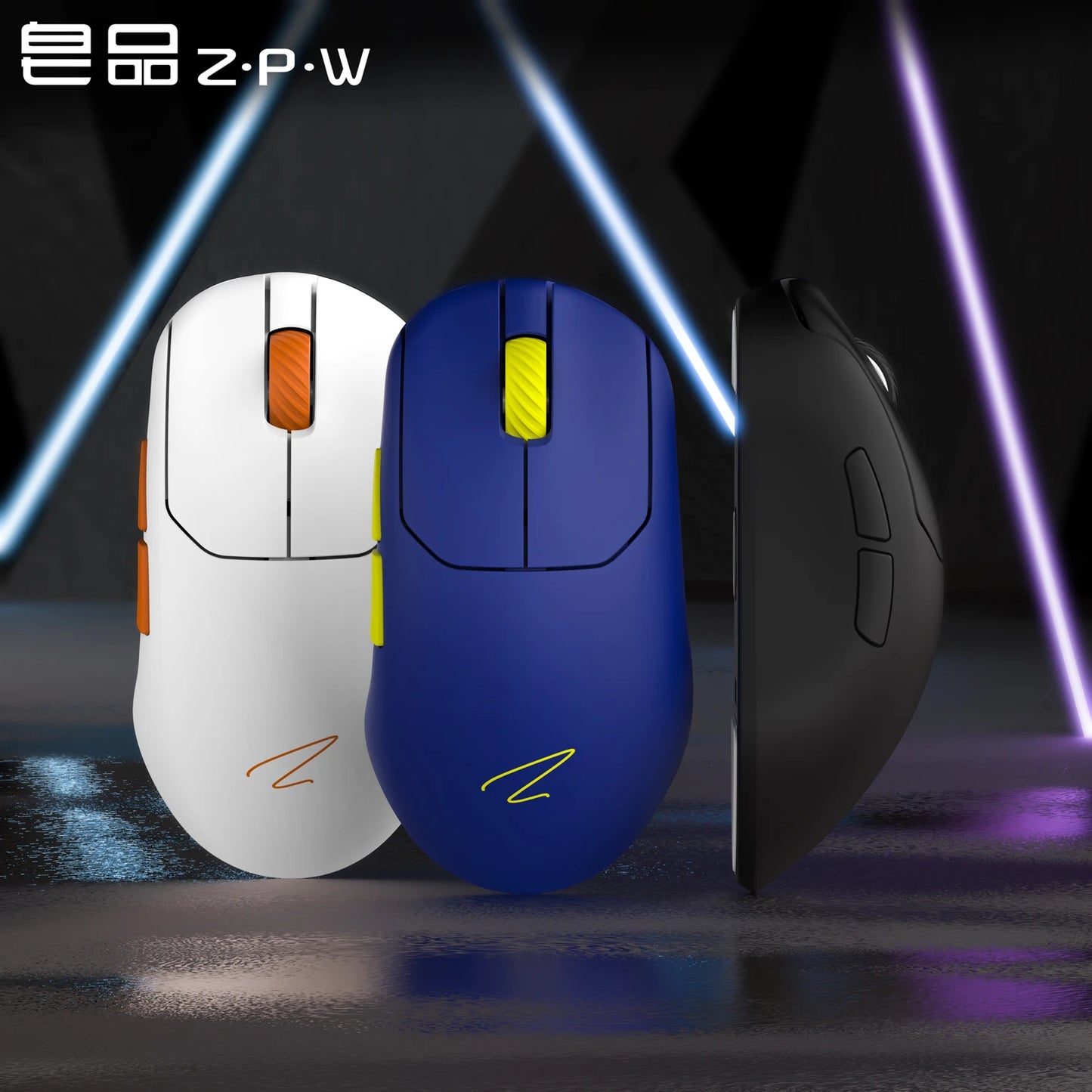 ZAOPIN ZPW Max Esports Mouse Wireless Tri-mode Nordic 52840 PAW3395 PAW3950 8K Receiver Lightweight Custom PC Laptop Gaming Mice