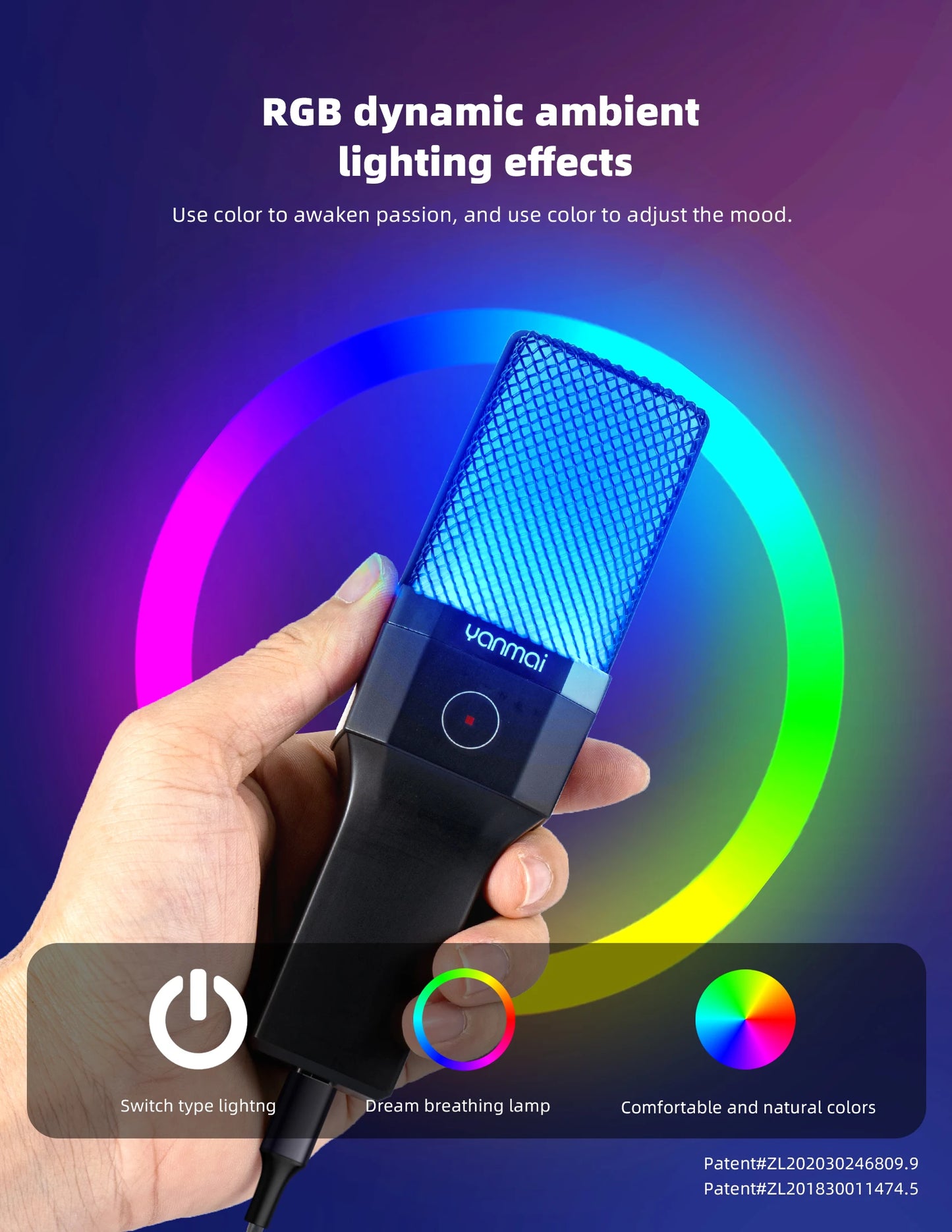 Gaming Computer Professional Condenser Microphone Mic PC Laptop USB Wired Live Streaming Podcast Studio Mike Kit Gamer Karaoke