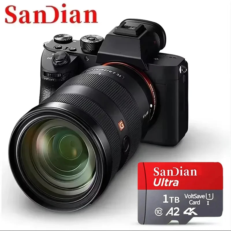 Original SD Card 2TB Large Capacity Memory Card 128GB/256GB Mini TF Card 512GB High Speed Flash Card for PC/Desktops/Mac/Cameras
