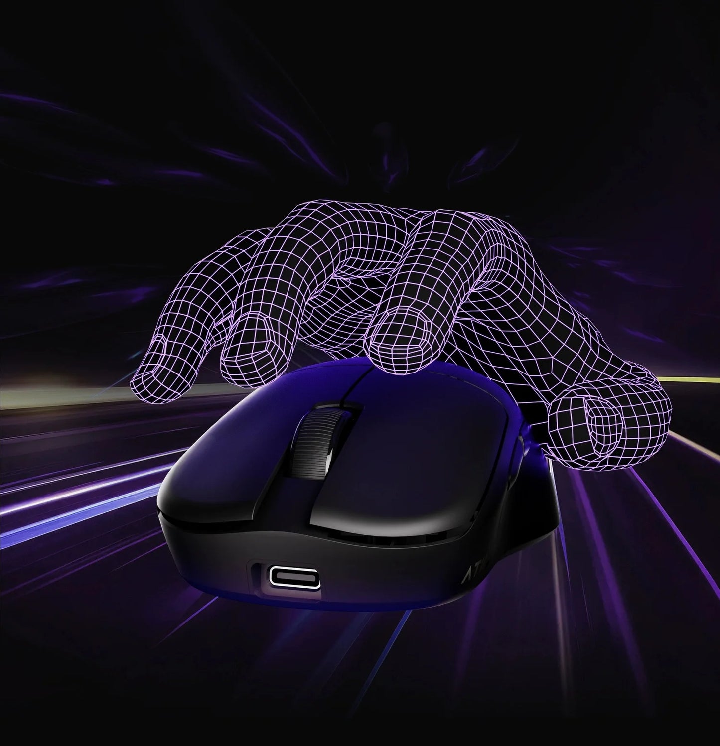 ATK U2 Mouse Tri Mode Wireless Mouse Paw3950 8000Hz Low Delay Lightweight Paw3395 Gaming Mice PC Accessories For FPS Gamer