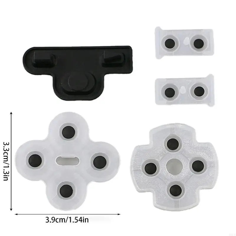 Soft Silicone Rubber Pads 5Pcs/Set Gaming Accessories Conductive Rubber Pads Replacement for