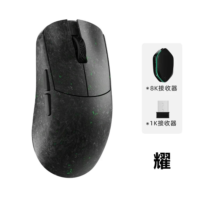 WLMOUSE Ying Forged Carbon Brazing Wireless Mouse Gaming Mouse PAW3950HS 8000HZ 2.4G Gaming Mouse Custom PC e-sports games TTC