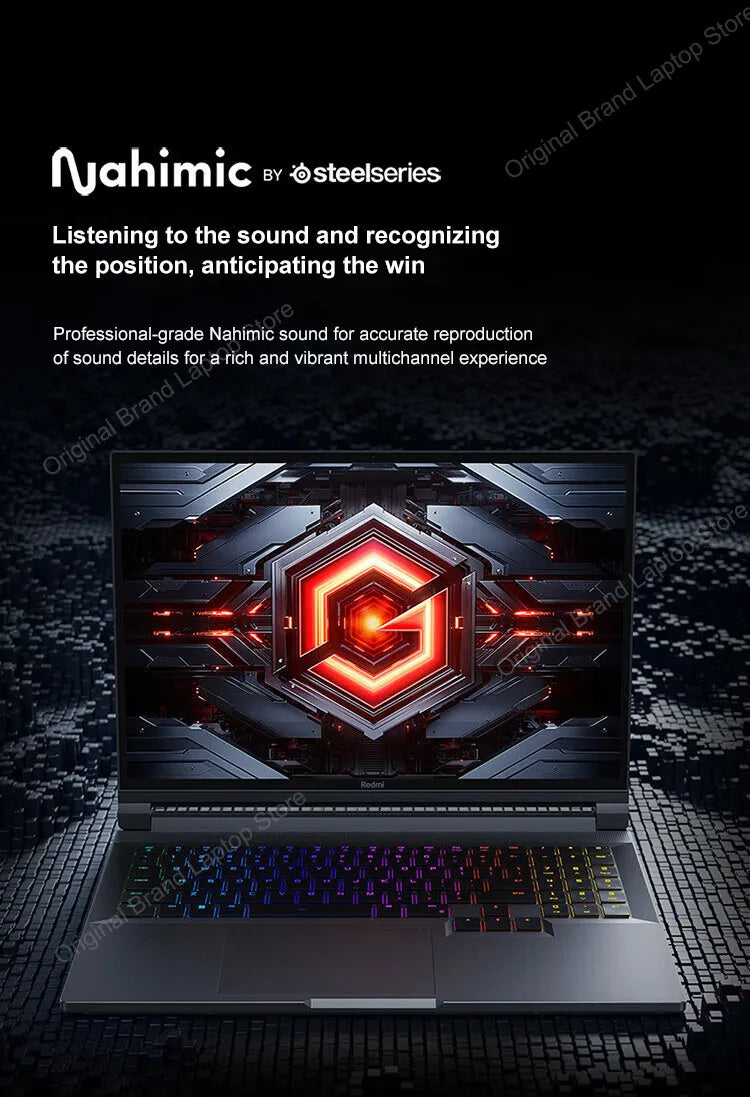 2024 Xiaomi Redmi G Pro Gaming Laptop 16 Inch 2.5K 240Hz E-Sports Screen Netbook i9-14900HX 16GB 1TB RTX4060 Gaming Notebook PC