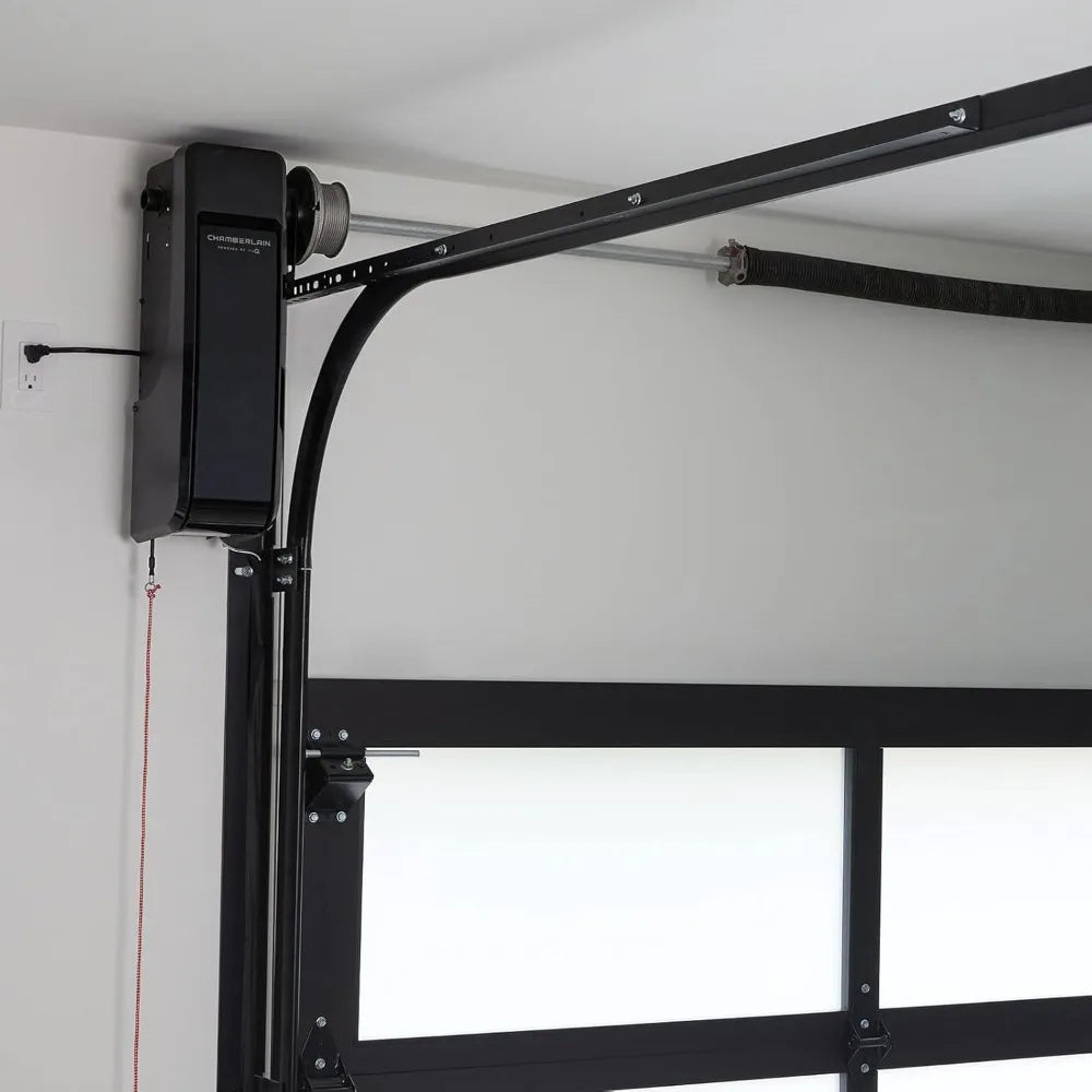 RJO101MC Ultra-Quiet Wall Mounted with Battery Backup and LED Lighting Garage Door Opener, 36 pounds, Black