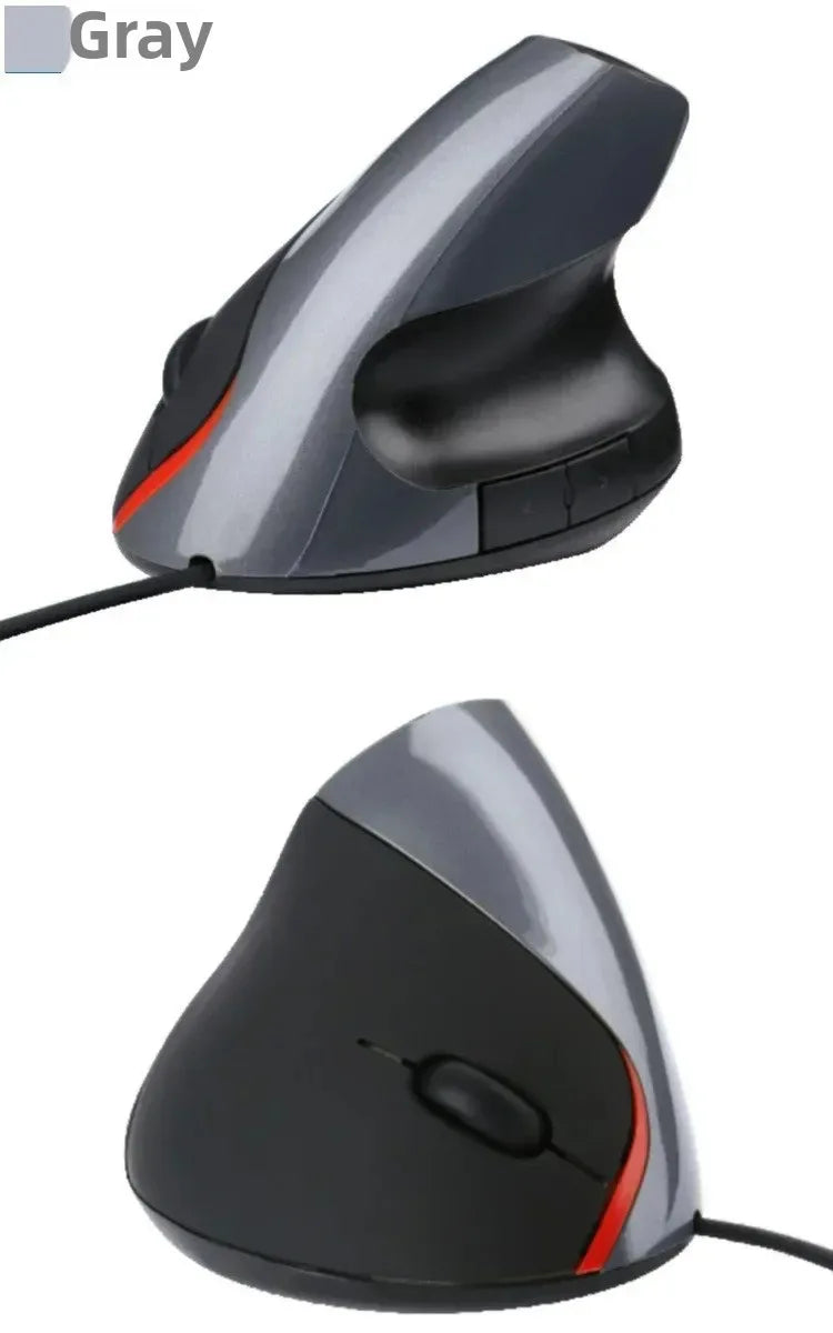 1600DPI USB Vertical Wired Mouse Ergonomic Design Wrist Rest Gaming Mice for PC Laptop Mouse Mouse for Laptop Mouse for Computer