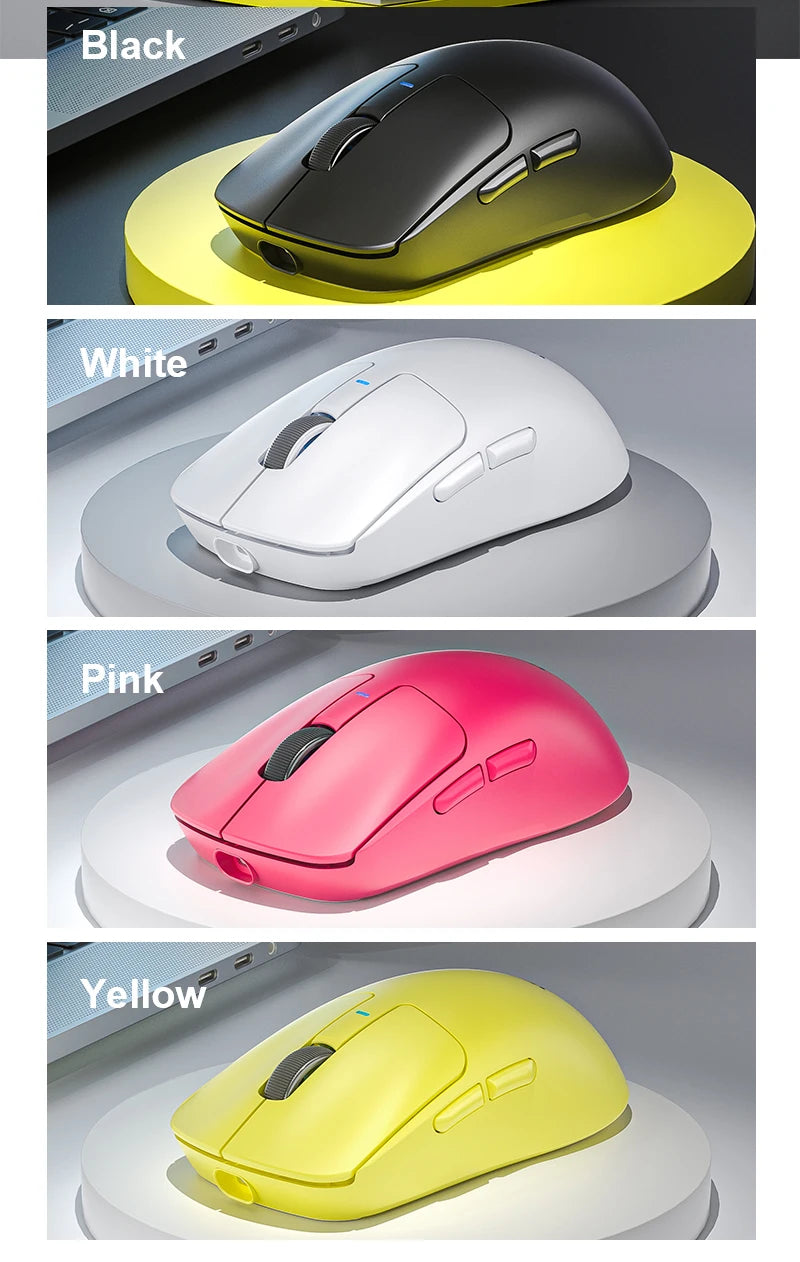 AULA SC680 Wireless Gaming Mouse W/ 26000 DPI PAW3395 Sensor BT 5.0/2.4G/Wired Tri Mode 500mAh Battery For Windows/Mac/PC/laptop