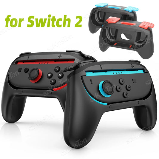 2Pack/Set Ergonomic Handle Adapter for Nintendo Switch 2 Joy-Con Left Right Gamepad for Switch2 Controller Gaming Accessories