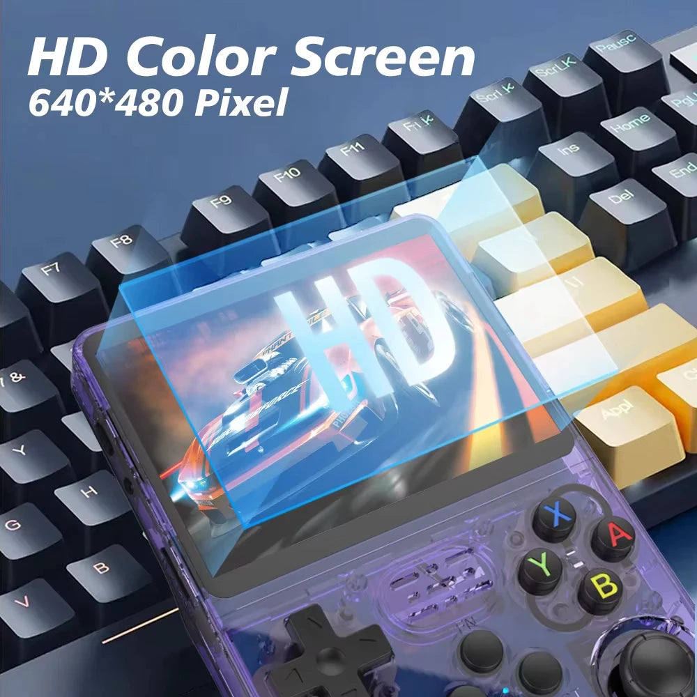 R36S Retro Handheld Console 3.5" IPS 640x480 Double Lever R/L Keys Open Source TF Arkos HD Gaming Classic Game Lovers' Pick