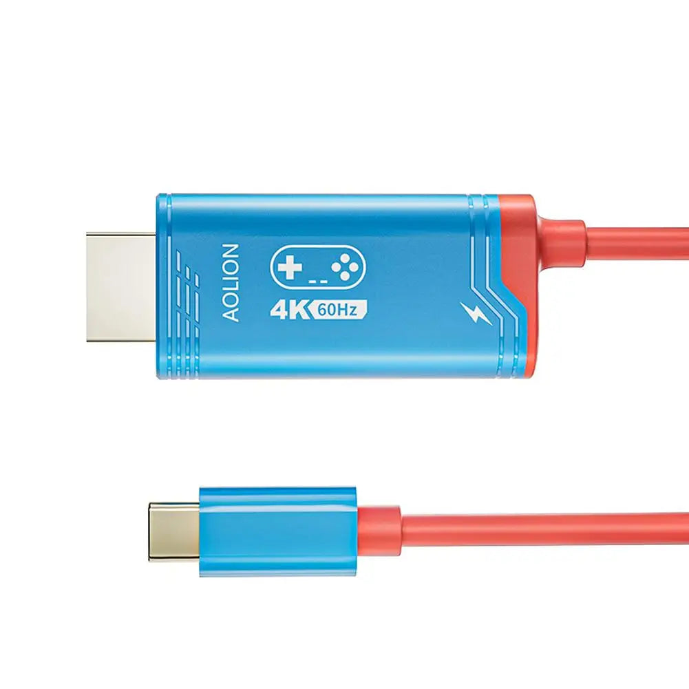 4K60HZ HDMI Cable For Nintendo Switch2 2m Length High-Definition Host Screen Projection Cable Gaming Device Accessory