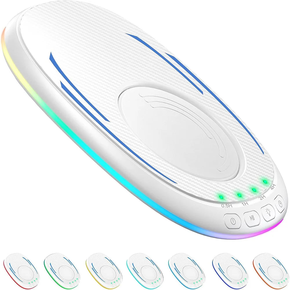 Carbon Fiber Pattern Gaming Mice Pad  LED RGB Lights Mouse Mover Anti Sleep Automatic Movement Prevent PC Screen Lock