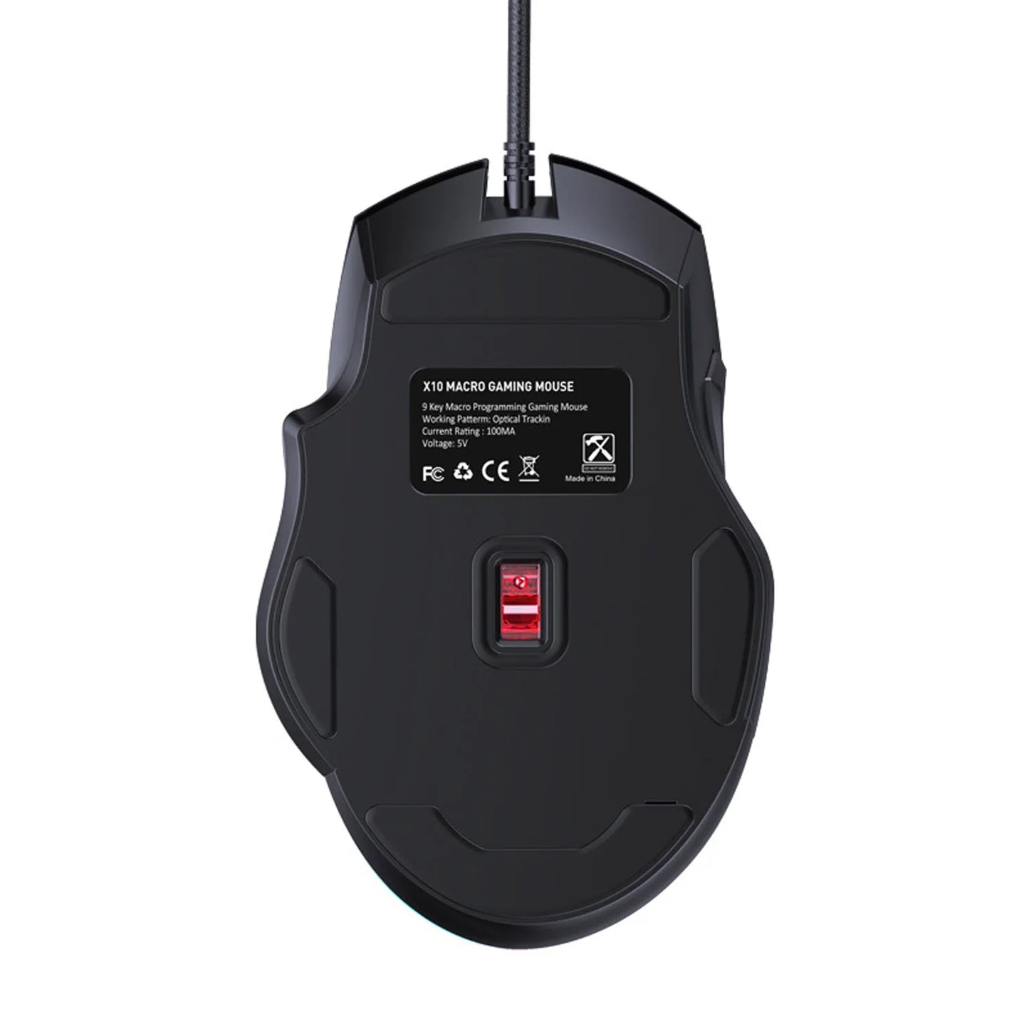 12000DPI Macro RGB Gaming Mouse 9 Programmable Keys Game Mouse RGB Light Max to 6 levels For pc mac gun PUBG Laptop