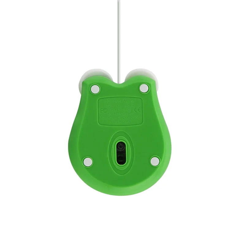 Cute Frog Gaming Mouse Creative USB Wired Mouse PC Gamer 1600Dpi 3D Cartoon Funny Mini Mice for Computer Laptop