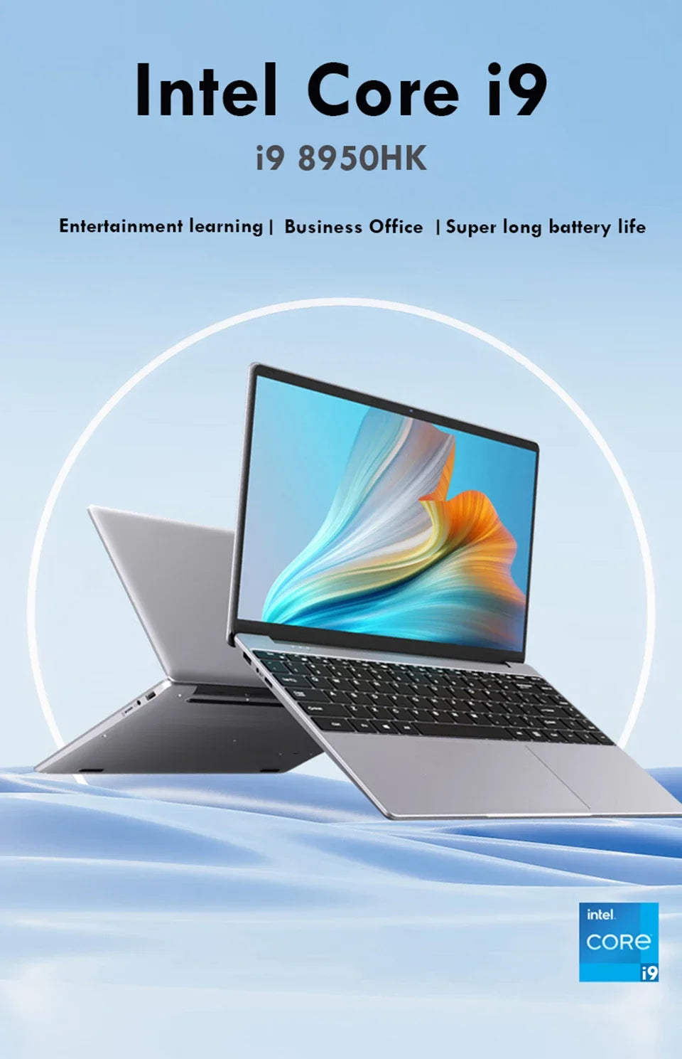 14.1'' Laptop Computer Windows 11 Intel Core i9 8950HK 16GB DDR4 1TB 2TB SSD Laptops Office Study Gaming Notebook PC Computer