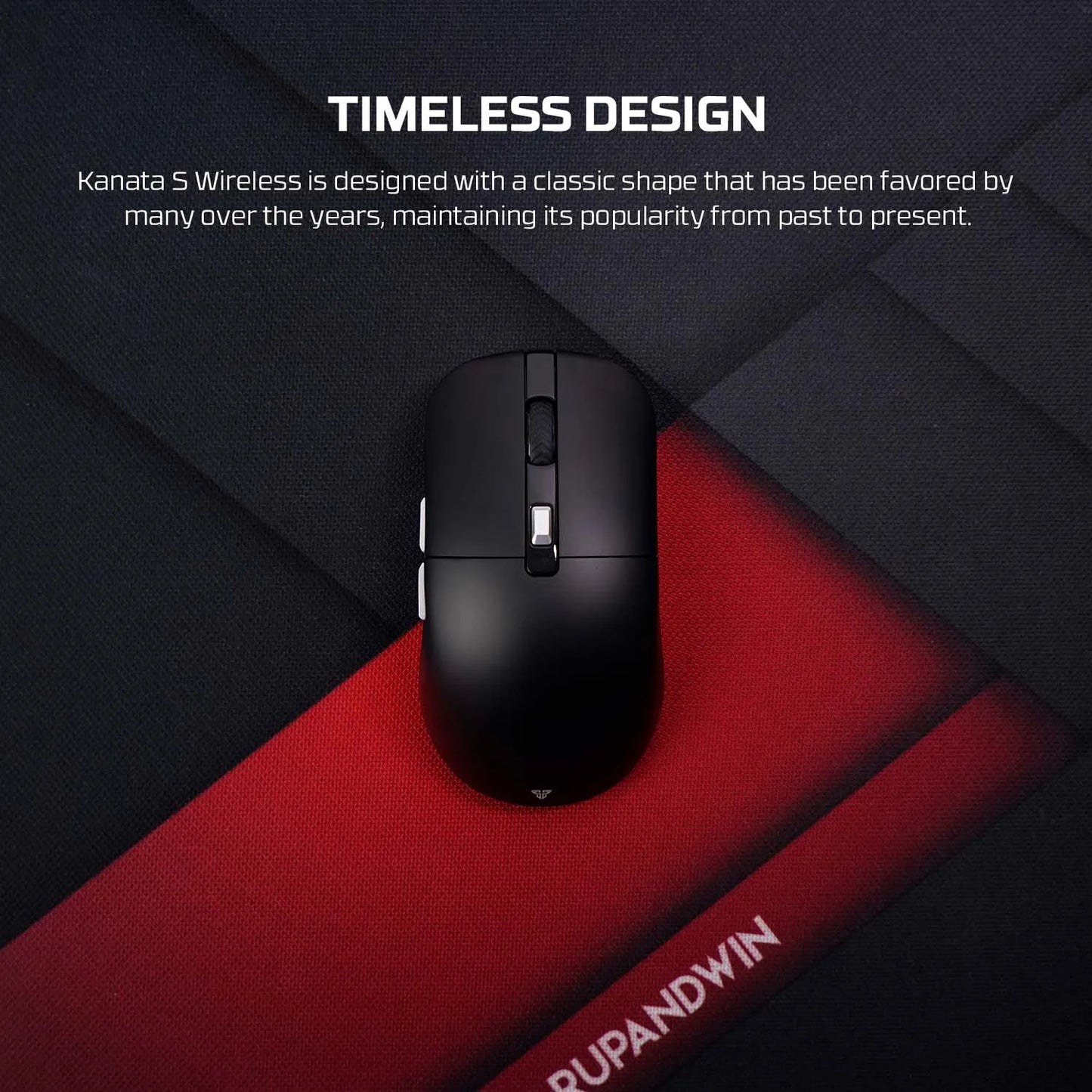 FANTECH KANATAS WG9S Wireless Gaming Mouse PIXART 3311 12000DPI Improved Ultra-Grippy Coating Wired Mouse Macro Button Mice