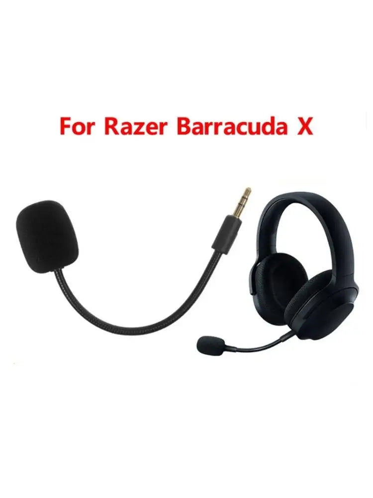 Replacement Gaming Mics 3.5mm Game Microphone for razer Barracuda X Headphone Mics Fine Comfort and Quality Microphones