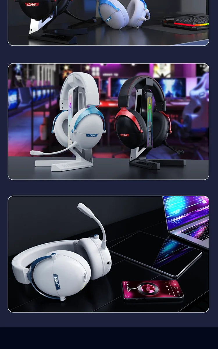 LDON F04 Pro Wireless Bluetooth Headphones Music Gaming Earphones Bluetooth Wireless Noise Cancelling Mic headset