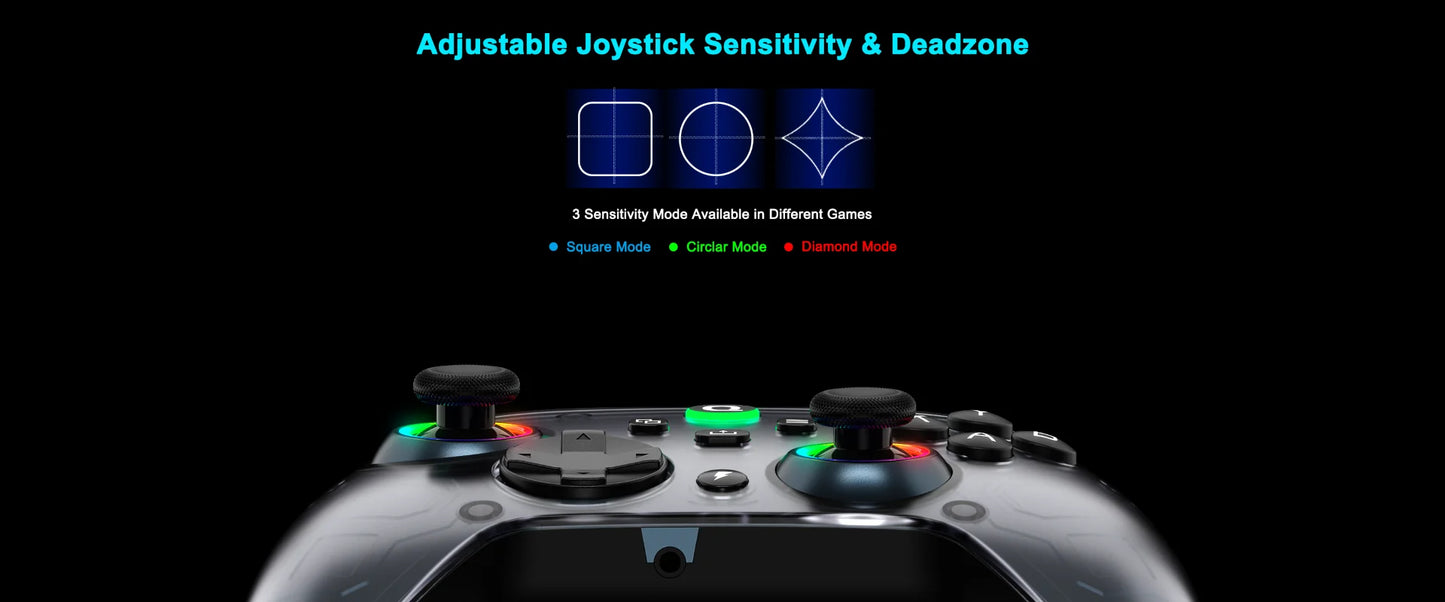 QRD FERROX M5 2.4Ghz Wireless Controller For for Xbox Series X Xbox Series S Xbox One  Steam and Windows PC with Hall Effect Joy