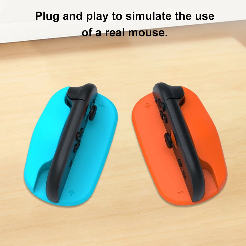 Gaming Controller Mouse Portable Mice Base Left Right Ergonomic Controller Mouse Dock for Nintendo Switch 2 Joy-Con Accessories