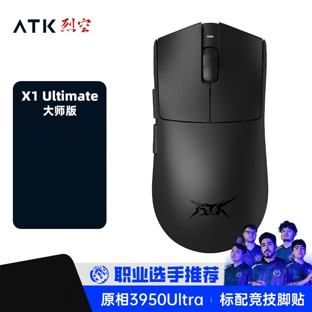 Atk Blazing Sky X1 Wireless Mouse Double 8k Dual Mode Paw3950 Sensor Liekong Lightweight Gaming Mouse Low Latency Smartspeed Pc