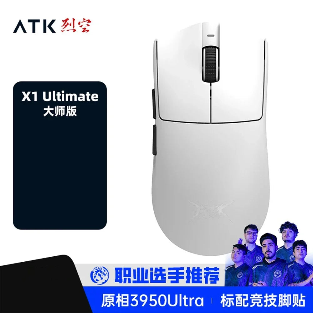 Atk Blazing Sky X1 Wireless Mouse Double 8k Dual Mode Paw3950 Sensor Liekong Lightweight Gaming Mouse Low Latency Smartspeed Pc