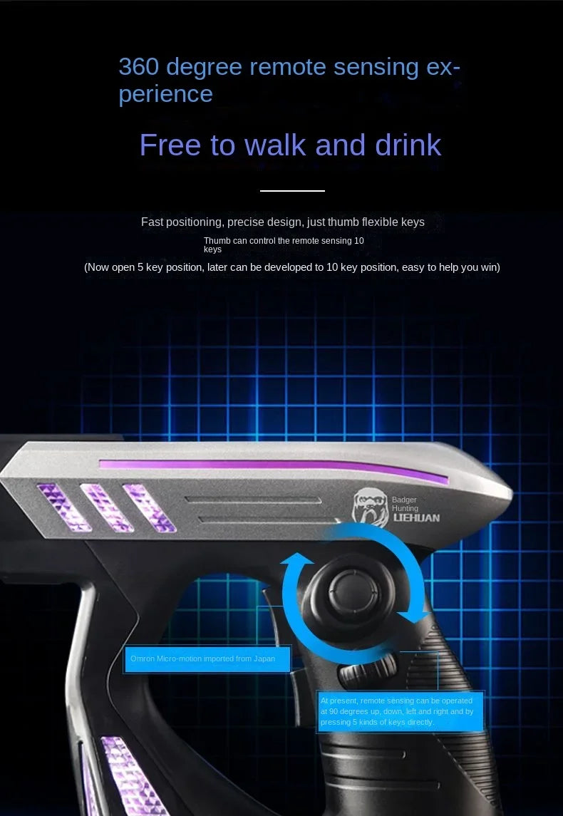 Vertical Mouse Game Ergonomic E-sports Gaming Shooting Mouse Personalized Mouse 3d Competitive Three-dimensional Special-shaped