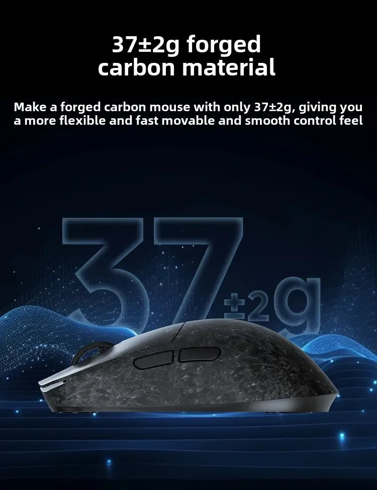 WLMOUSE Ying Forged Carbon Brazing Wireless Mouse Gaming Mouse PAW3950HS 8000HZ 2.4G Gaming Mouse Custom PC e-sports games TTC