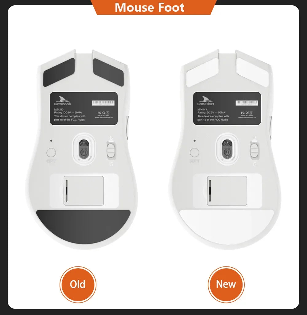 Darmoshark N3 Gaming Mouse Wireless Bluetooth Tir -Mode Telink 8273 PAW3395 Sensor 26000DPI Macro Game Mouse TTC For PC Laptop