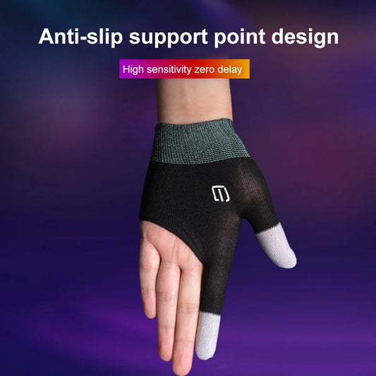 Gaming Glove Nylon Sensitive Anti-slip Gamer Finger Cover For Mobile Games PUBG Touch Screen Game Accessories