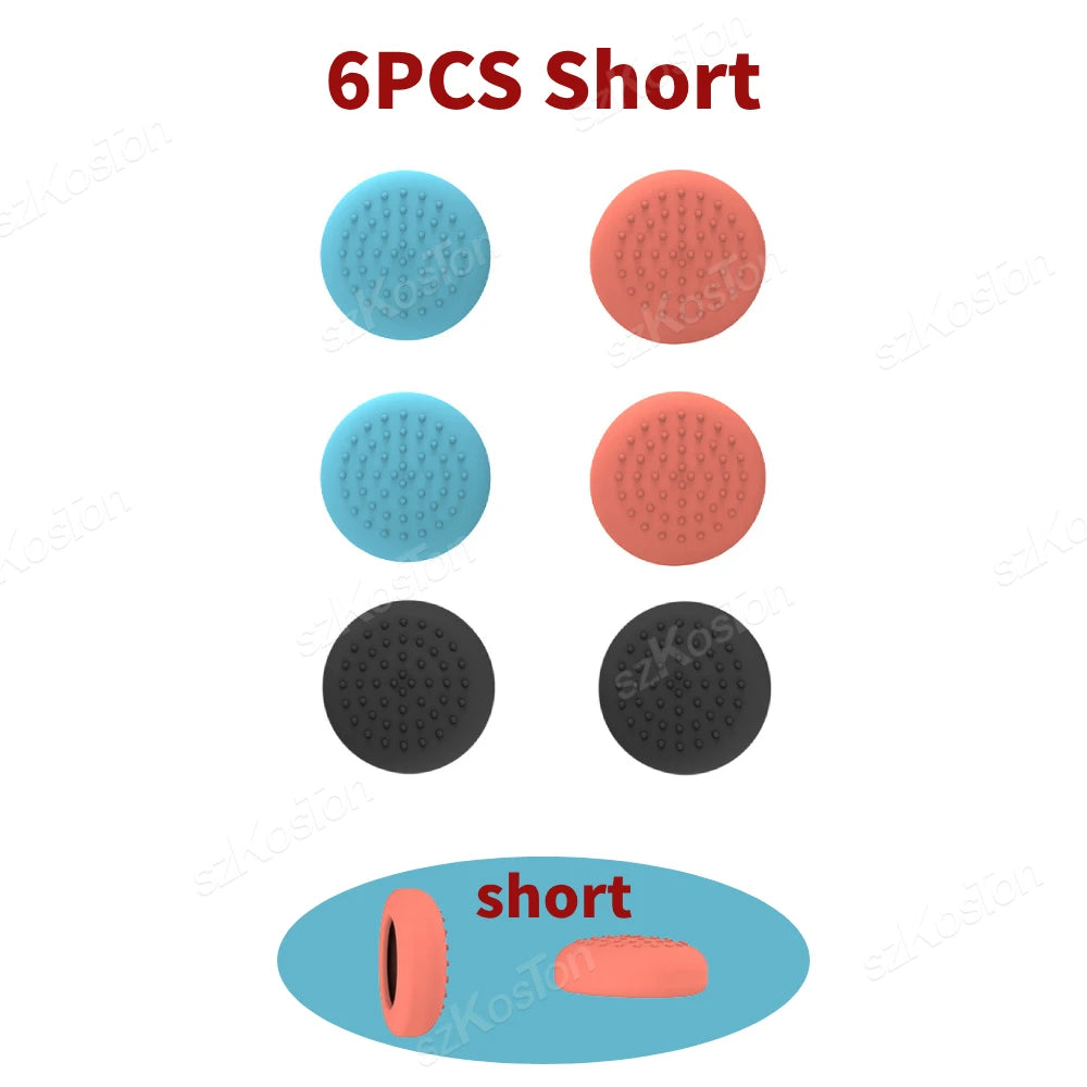 for Nintendo Switch 2 Thumb Grips Anti-Slip Silicone Joystick Caps 3Size Heights Ergonomic Design for Switch2 Gaming Accessories