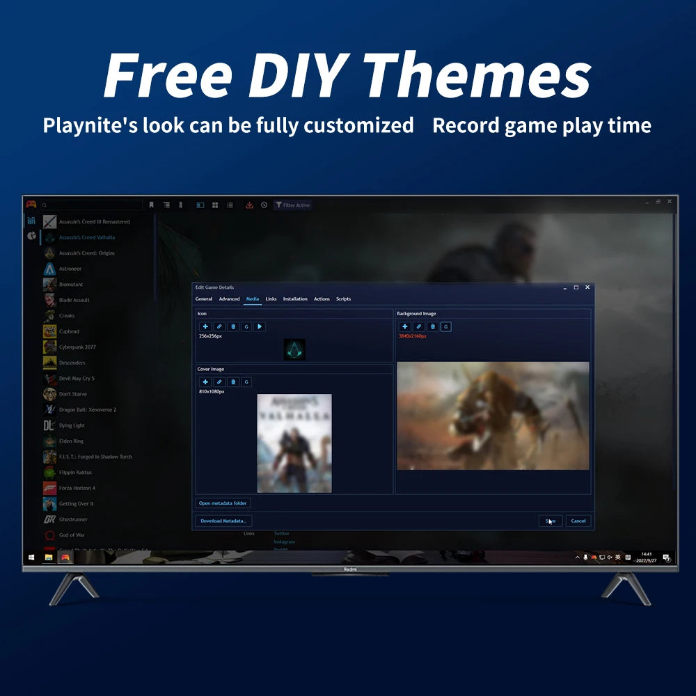 Playnite System Portable 12TB Gaming HDD Plug & Play Game Console 390+ AAA PC Games for PS4/PS3/PS2/Switch/WiiU/MAME for Wins PC