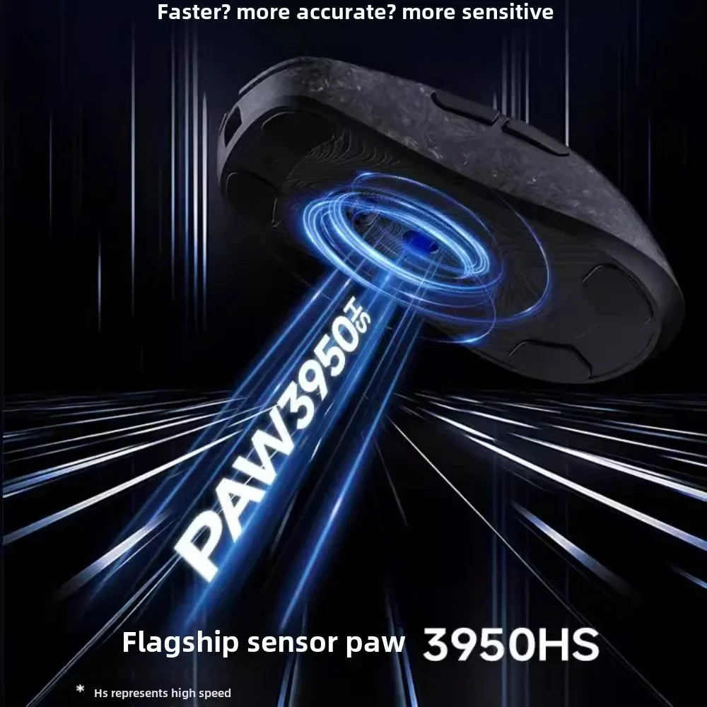 WLMOUSE Ying Forged Carbon Brazing Wireless Mouse Gaming Mouse PAW3950HS 8000HZ 2.4G Gaming Mouse Custom PC e-sports games TTC