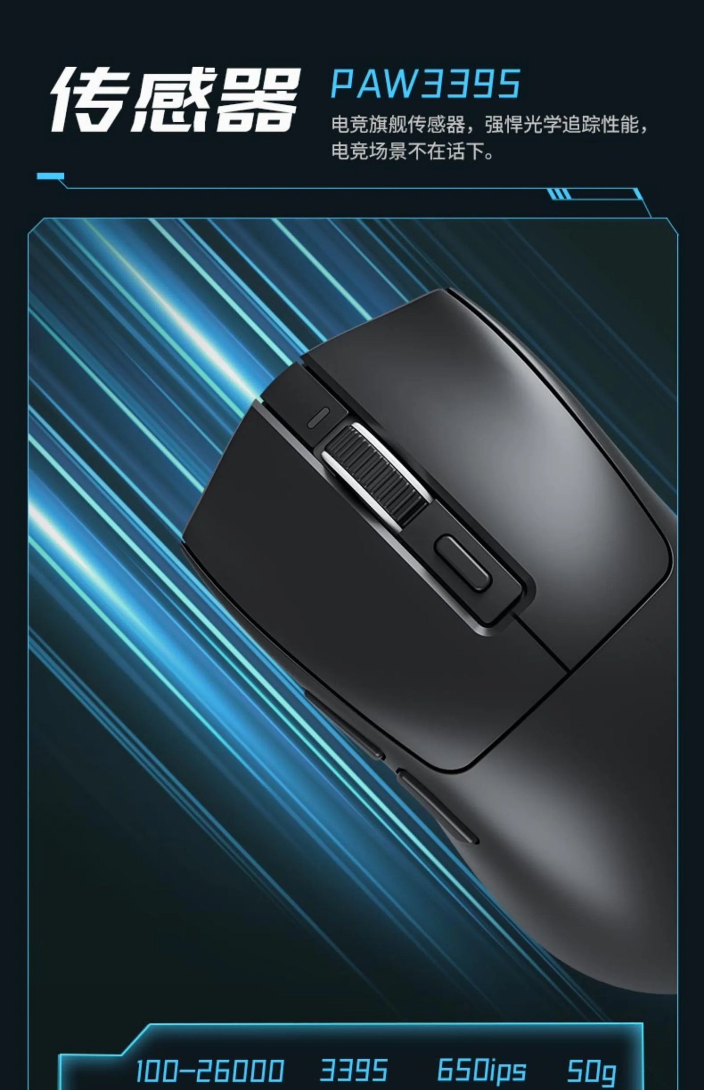 Eweadn M9 Wireless Mouse PAW3395 Dual 8K Bluetooth Three Modes E-Sports Gaming Mouse Lightweight PC Gamer Accessories Man Gifts