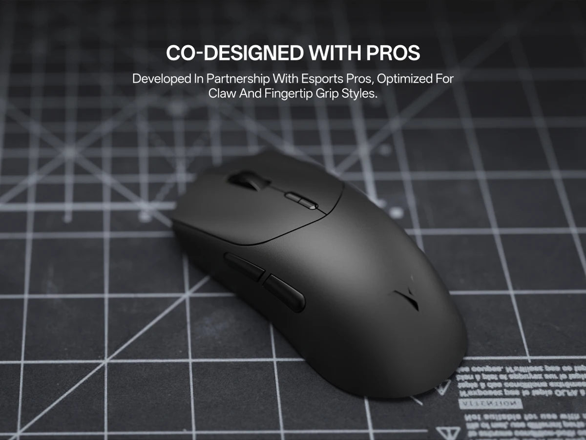 Rapoo VT7 VT7MAX Wireless Gaming Mouse True 8K Wireless Polling Rate 53g Lightweight 100-Million Mechanical Switch Macro Enabled