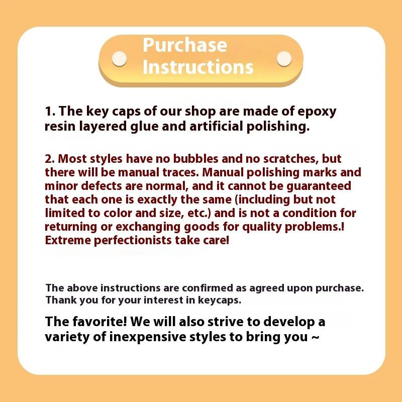 LOBO Genshin Impact Keycaps Hand-made Resin Keycap Mechanical Keyboard Keycaps Cute Customized Gaming Accessories Gifts