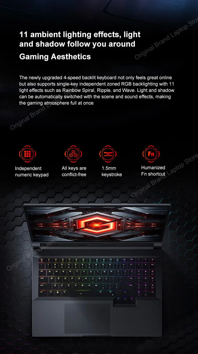 2024 Xiaomi Redmi G Pro Gaming Laptop 16 Inch 2.5K 240Hz E-Sports Screen Netbook i9-14900HX 16GB 1TB RTX4060 Gaming Notebook PC