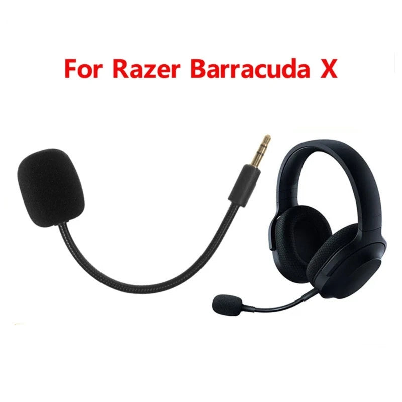Replacement Gaming Mics 3.5mm Game Microphone for razer Barracuda X Headphone Mics Fine Comfort and Quality Microphones