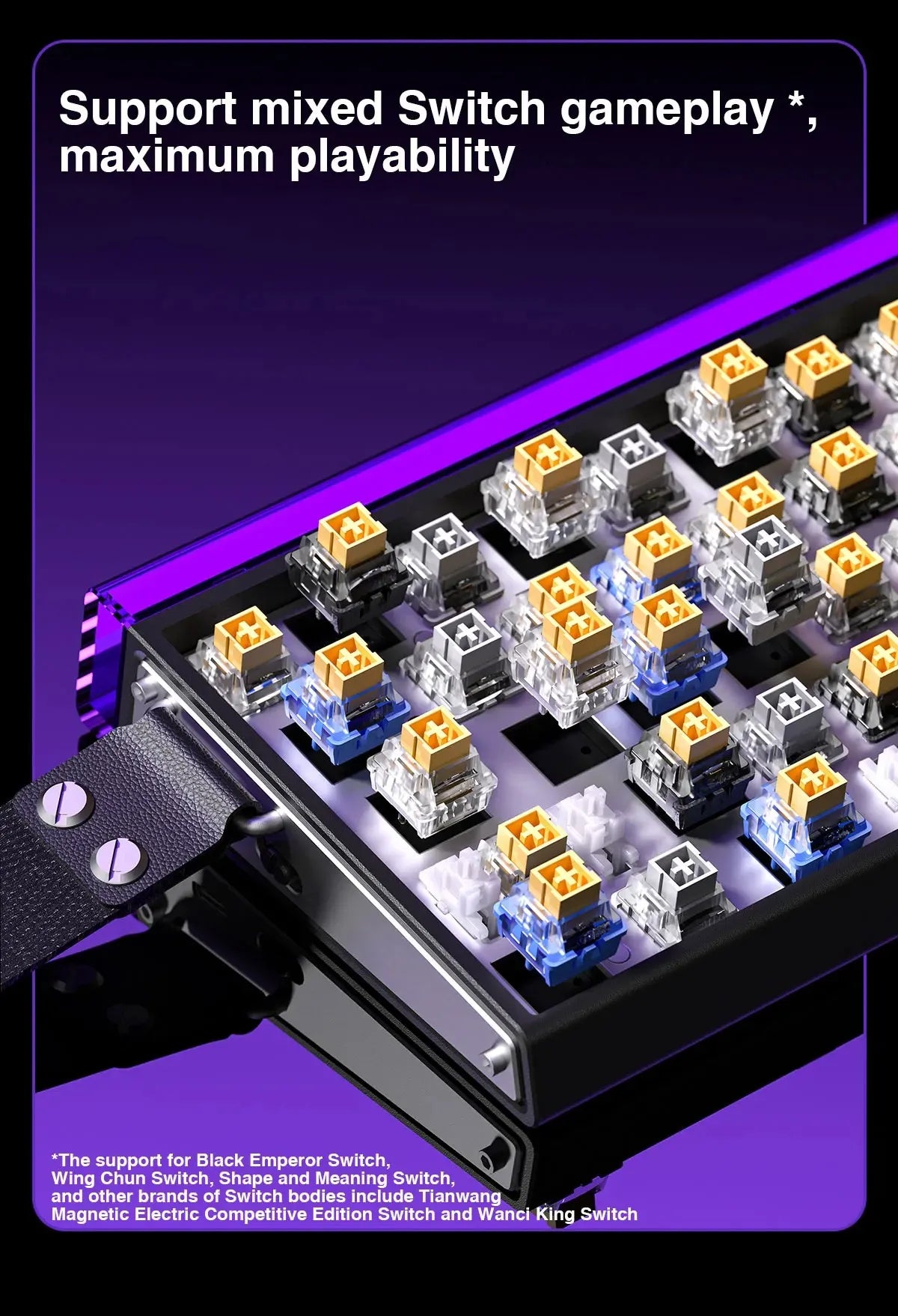 AULA HERO 68HE Magnetic Switch Keyboard RGB Gaming Mechanical Keyboard Rapid Trigger 8K Return Wired Esports Custom Keyboard