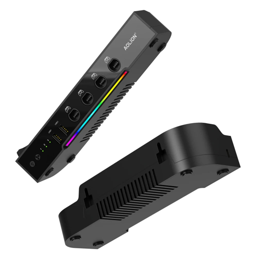 Cooling Fan For Switch 2 Game Console RGB Radiator Wall Mount Portable HUB Expansion Stand NGC Heat Sink Base Gaming Accessories