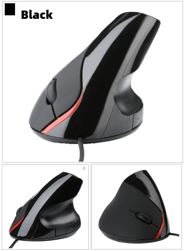 1600DPI USB Vertical Wired Mouse Ergonomic Design Wrist Rest Gaming Mice for PC Laptop Mouse Mouse for Laptop Mouse for Computer