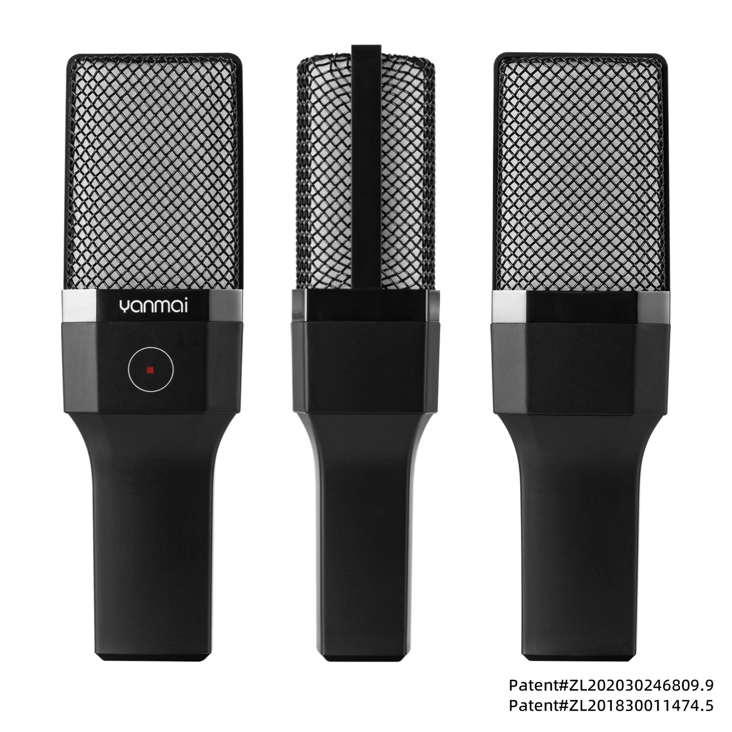 Condenser Professional Microphone Mic For PC Laptop Computer Gaming USB Wired Streaming Podcast Studio Mike Kit Gamer Accessory