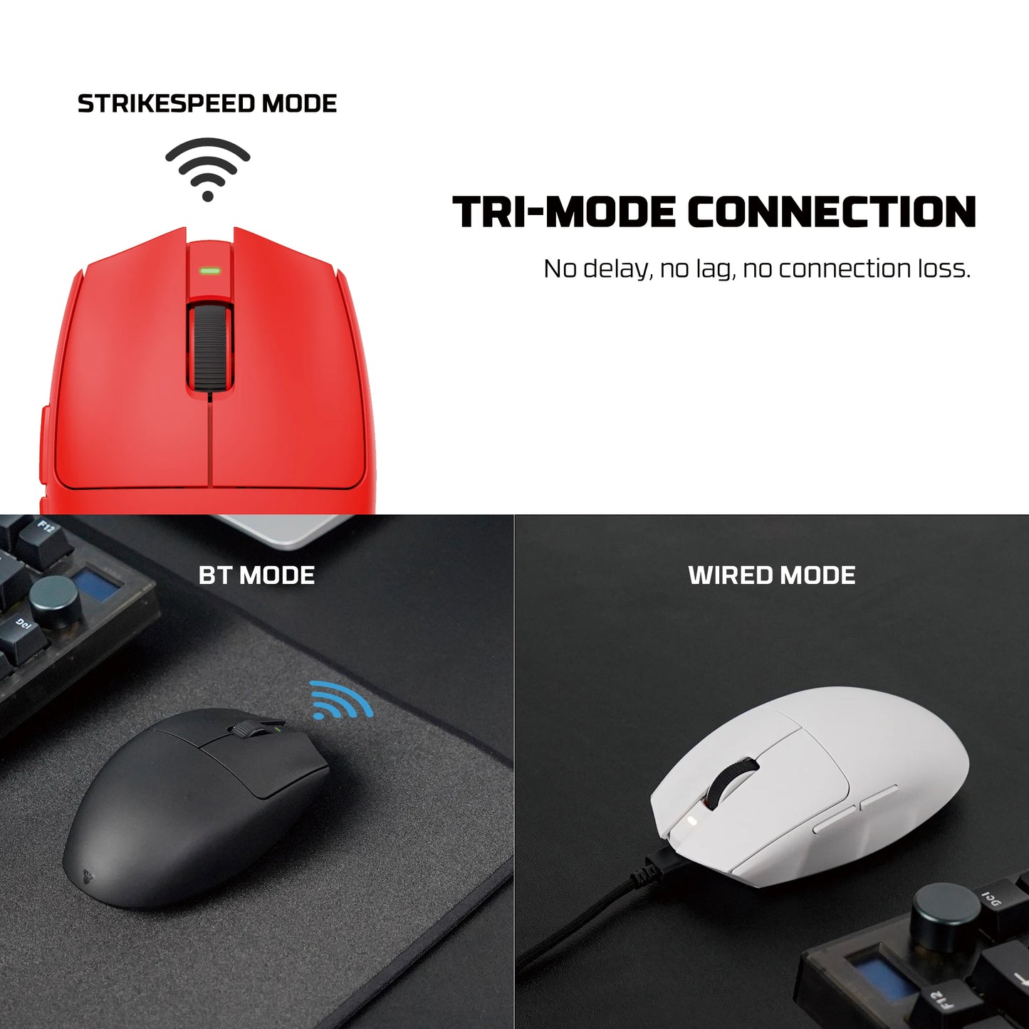 FANTECH ARIALL XD7V2 Wired and Gaming Mouse PAW3395 Mice Ultralight 53gr 26000DPI Huano TBSPD Switch  Non-slip Coating Mouse