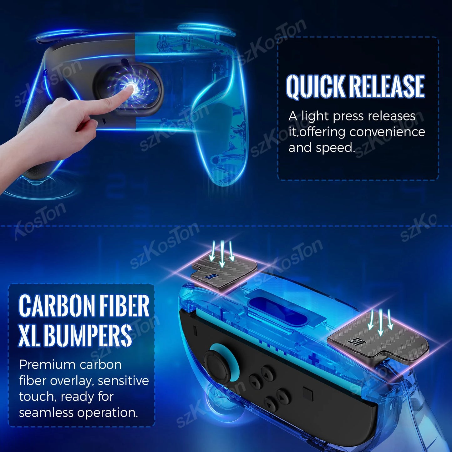 2Pack/Set Ergonomic Handle Adapter for Nintendo Switch 2 Joy-Con Left Right Gamepad for Switch2 Controller Gaming Accessories